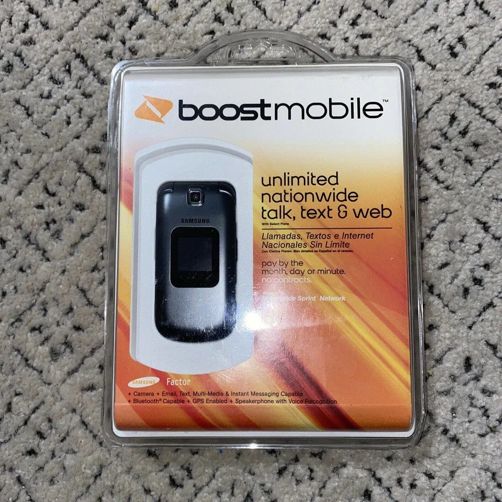 Samsung M260 Factor Boost Mobile Cell Phone Camera New Factory Sealed